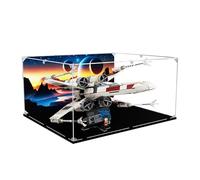 TRUSTFAR Vitrine en acrylique anti-poussière conçue pour LE-GO 75355 X-Wing Fighter Building Block Model, boîte transparente, boîte de présentation compatible avec Le-go 75355 (sans modèle) (fond 2)
