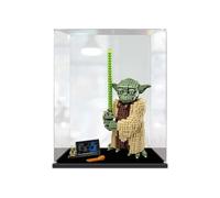 TRUSTFAR Vitrine en acrylique anti-poussière conçue pour Lego 75255 Master Yoda modèle de bloc de construction, boîte anti-poussière transparente, boîte de présentation compatible avec Lego 75255