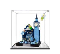 TRUSTFAR Vitrine en acrylique anti-poussière conçue pour Lego Disney 43232 Peter Pan & Wendy's Flight Over London, boîte de présentation compatible avec Lego 43232 (pas de modèle) (miroir de 2 mm)