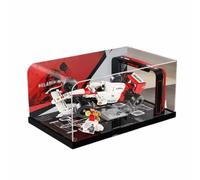 TRUSTFAR Vitrine en acrylique pour Lego 10330 McLaren MP4/4 et Ayrton Senna Building Set de protection pour Lego 10330 (sans modèle) (fond non inclus)