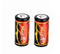 TrustFire Batterie Li-ION 18350 3,7 V 1200 mAh Circuit de Protection PCB (2 x Boutons sur Le Dessus)