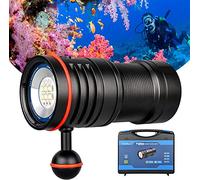 TrustFire DF50 Lampe de plongée sous-marine 6500 lumens étanche XHP-70 70 m LED sous-marines avec Trustfire-ARB5000U et chargeur