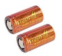 TrustFire IMR 18350 Batterie Li-Ion 3,7 V | Flat Top | 900 mAh | 10 A High Drain (2 batterie)