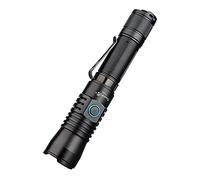 TrustFire Lampe De Poche T30R LEP, 460 Lumens, Portée De 1100 Mètres Avec Batterie, Câble De Charge USB Type-C, Support Et Pochette En Tissu