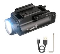 TrustFire Lampe Pistolet Tactique, GM35 1350LM LED Lampe Militaire Lumière Allume Lampe de poche à dégagement rapide brillant,Compatible avec Rail Pictinny glock 17/19/20/22