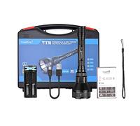 TrustFire Lanternes Led Haute Puissance 2300 Lumens T70 Lampe de Poche Chasse Professionnelle IPX8 1000 Mètres Fusil Longue Portée Pour Chasse Recherche Sauvetage Urgence Camping Pêche