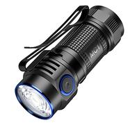 TrustFire MC1 Lampe de poche LED 1000 lumens rechargeable 5 modes EDC avec clip lampe de poche LED rechargeable par USB Câble de charge magnétique pour camping, randonnée, urgences
