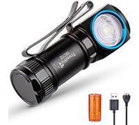 TrustFire MC12 Mini lampe frontale LED 1000 lumens avec batterie 16340 et USB magnétique rechargeable - Sans bandeau