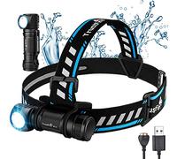 TrustFire MC18 Lampe Fontale Torche Puissante Sortie Max 1200 Lumens Distance 115 Mètres Avec Batterie 1 * 18650 Et Bandeau