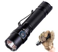TrustFire T11R Lampe torche 1800 lumens, lampe torche LED tactique de chasse USB C rechargeable, super lumineuse, IP68, accessoires de camping, équipement de plein air, lampes de poche d'urgence