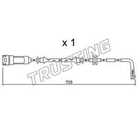 TRUSTING SU.146 Contact d'avertissement- usure des plaquettes de frein 13131256