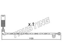 TRUSTING SU.156 Contact d'avertissement- usure des plaquettes de frein S0E000010