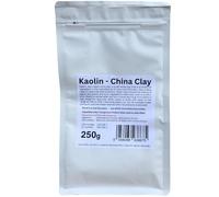 Trustleaf Argile de Chine blanche Kaolin 250 g - 100 % naturelle - (sac de 250 g)