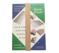 Trustleaf Chevilles en bois de bouleau 3 mm x 30 cm (10 chevilles)