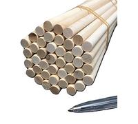 Trustleaf Lot de 10 chevilles en bois de bouleau 10 mm x 300 mm