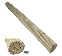 Trustleaf Lot de 100 chevilles en bois de bouleau 60 cm x 5 mm