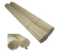 Trustleaf Lot de 100 chevilles en bois de bouleau 60 cm x 8 mm