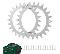 TRUSTLIONTEK Pointes pour tondeuse à gazon, amélioration de la traction, compatible avec les robots tondeuses Parkside, taille des roues : 212 mm.