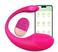 Trustown App Bullet Vibrator Œuf vibrant Télécommande Portable Stimulation du point G Silicone souple Étanche Rechargeable Sex toys pour adultes
