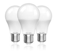 TrustWheel 9W Ampoule LED 12V Basse Tension AC/DC 12V-24V Blanc Froid 6000K Non-dimmable, LED pour L'extérieur, Système Solaire, Camping (Lot de3)