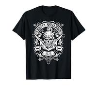 Trusty Shellback Crâne et épées Equateur Crossing Naval Art T-Shirt