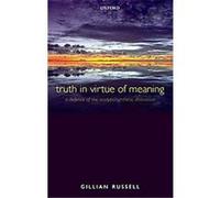 Truth In Virtue Of Meaning