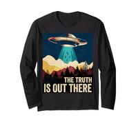 Truth, is Out There Area - 51 Alien OVNI Manche Longue