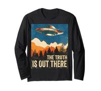 Truth, is Out There Area - 51 Alien OVNI Manche Longue
