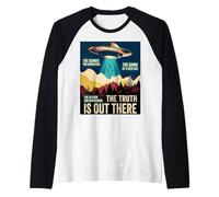Truth, is Out There Area - 51 Alien OVNI Manche Raglan