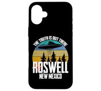 Truth is Out There Roswell New Mexico Alien UFO Enlèvement Coque pour iPhone 16 Plus