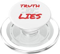 Truth is Treason in an Empire of Lies Resist PopSockets PopGrip pour MagSafe