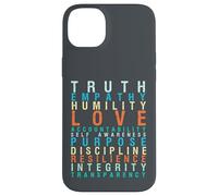 Truth Love Empathy Self Sensibilisation à soi Mots Inspirants Cool Coque pour iPhone 14 Plus