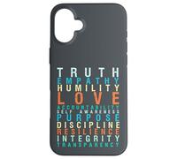 Truth Love Empathy Self Sensibilisation à soi Mots Inspirants Cool Coque pour iPhone 16 Plus