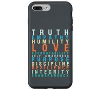 Truth Love Empathy Self Sensibilisation à soi Mots Inspirants Cool Coque pour iPhone 7 Plus/8 Plus