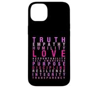 Truth Love Empathy Self Sensibility Words Inspirants Coque pour iPhone 14 Plus