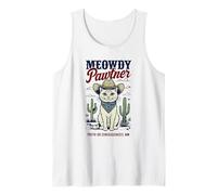 Truth or Consequences NM USA Motif chat amusant Meowdy Pawtner Débardeur