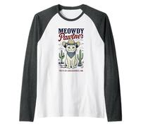 Truth or Consequences NM USA Motif chat amusant Meowdy Pawtner Manche Raglan