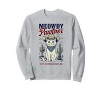 Truth or Consequences NM USA Motif chat amusant Meowdy Pawtner Sweatshirt