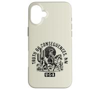 Truth Or Consequences Nouveau Mexique USA Style Vintage Design Coque pour iPhone 16 Plus