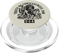 Truth Or Consequences Nouveau Mexique USA Style Vintage Design PopSockets PopGrip pour MagSafe