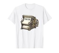 Truth Printing Press Vintage Free Press Journalisme T-Shirt