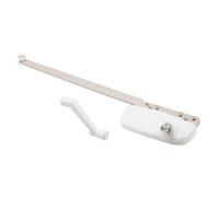 Truth TH 24198 Op rateur de fen tre battant 13-1/2 po. Moul sous pression blanc Ellipse gauche (paquet individuel)