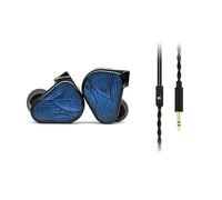 TRUTHEAR X Crinacle Zero : BLUE2 Écouteurs Intra-Auriculaires à Double Pilote Dynamique avec câble détachable (3,5 mm)
