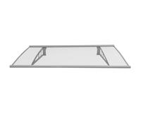TRUTZHOLM Auvent de Porte en Aluminium Protection Pluie 3 mm Polycarbonate