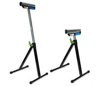 TRUTZHOLM Lot De 2 Bôcs Sur Roulettes 90 Kg Hauteur Réglable 67-109 Cm