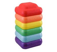 TRUTZHOLM Pierres d’Equilibre Empilables Jeu d’Adresse 6 pcs EPP 6 Couleurs