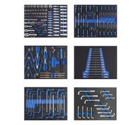 TrutzHolm® Profi Inserts D’atelier Bleus 520x400mm Avec Outils 6 Pièces