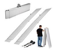 TRUTZHOLM Rampe de chargement, Rampe d’accès 307 cm, Aluminium, 900 kg (2x)