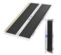 TRUTZHOLM Rampe de Seuil 152 CM 272 KG Pliant Aluminium Anti-dérapant