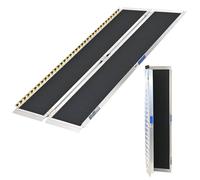 TRUTZHOLM Rampe de Seuil 184 CM 272 KG Pliant Aluminium Anti-dérapant